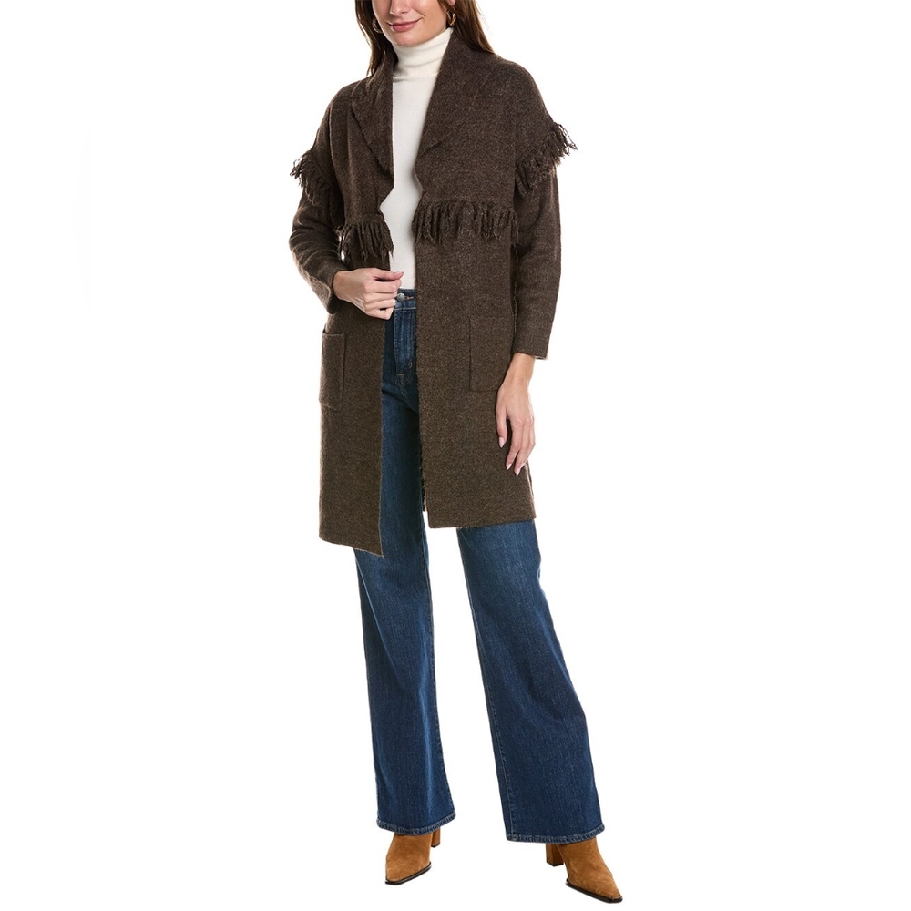 NWT Sundance Rain + Rose Mocha Coat